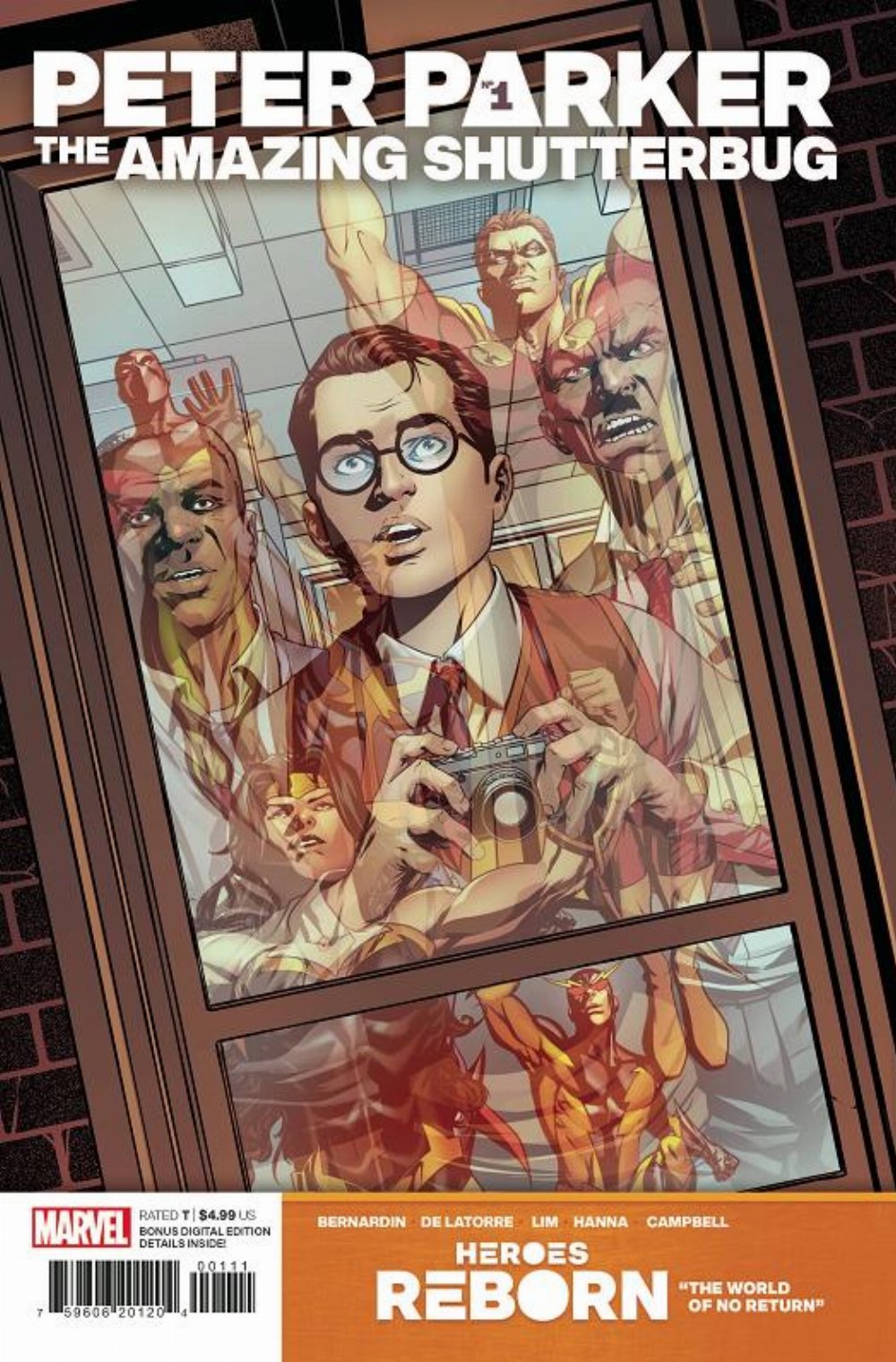 Τεύχος Κόμικ Heroes Reborn Peter Parker The Amazing Shutterbug #1