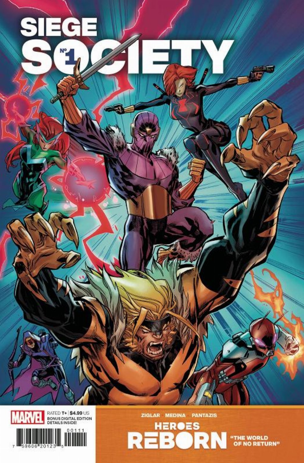 Τεύχος Κόμικ Heroes Reborn Siege Society #1