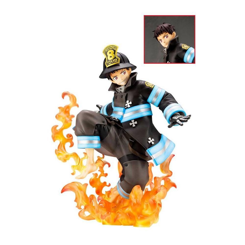 Φιγούρα Fire Force – Shinra Kusakabe Glows in the Dark ARTFXJ Statue (21cm)