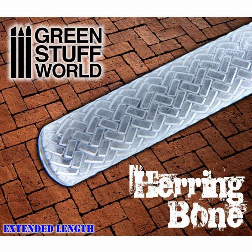 Green Stuff World – Herringbone Rolling Pin