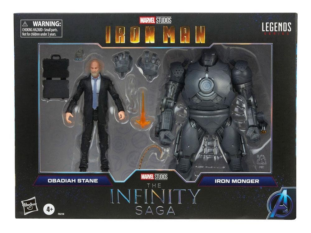 Φιγούρα Marvel Legends: The Infinity Saga – Obadiah Stane & Iron Monger (Iron Man) 2-Pack Action Figures (15cm)