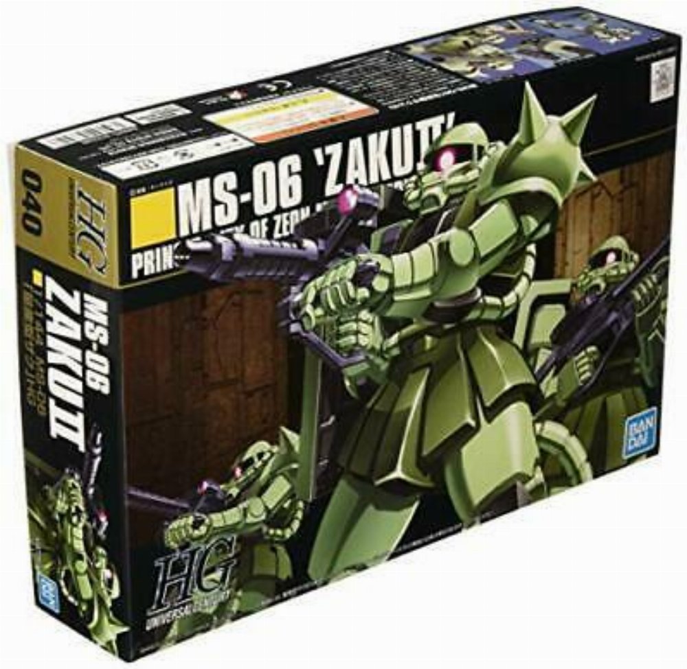Mobile Suit Gundam – High Grade Gunpla: MS-06 Zaku II (Mass Production Type) 1/144 Σετ Μοντελισμού