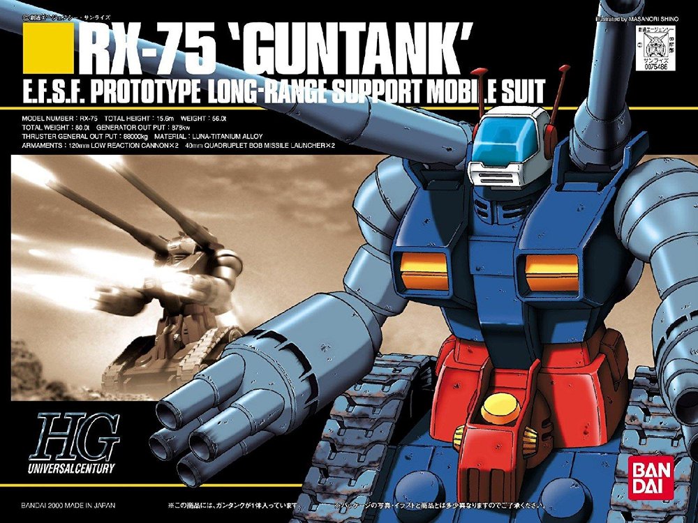 Mobile Suit Gundam – High Grade Gunpla: RX-75 Guntank 1/144 Σετ Μοντελισμού