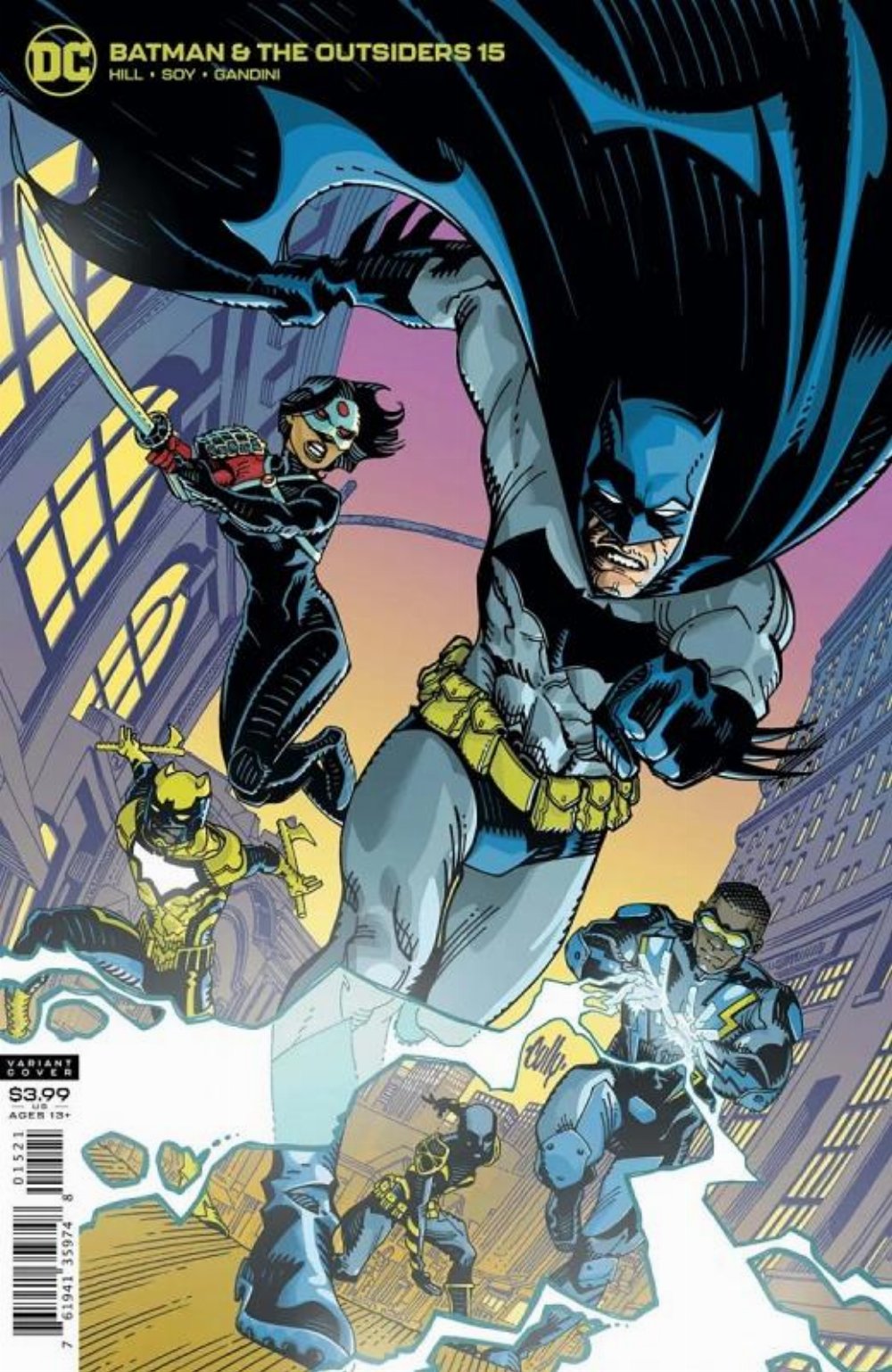 Τεύχος Κόμικ Batman And The Outsiders #15 Variant Cover