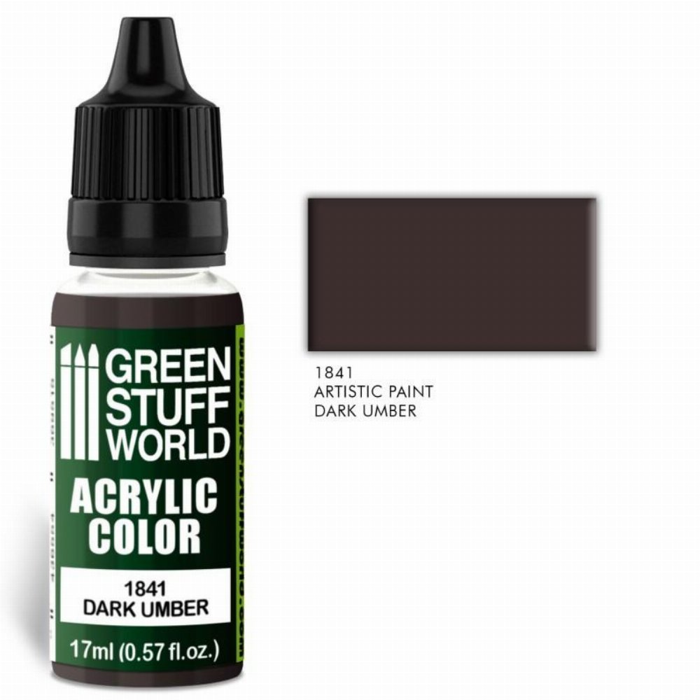 Green Stuff World Paint – Dark Umber Χρώμα Μοντελισμού (17ml)