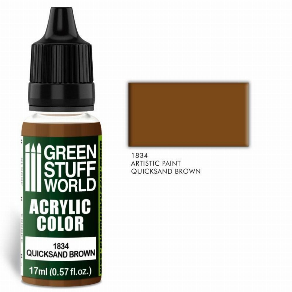 Green Stuff World Paint – Quicksand Brown Χρώμα Μοντελισμού (17ml)