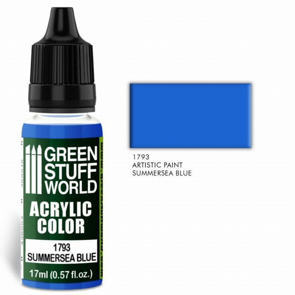 Green Stuff World Paint – Summersea Blue Χρώμα Μοντελισμού (17ml)