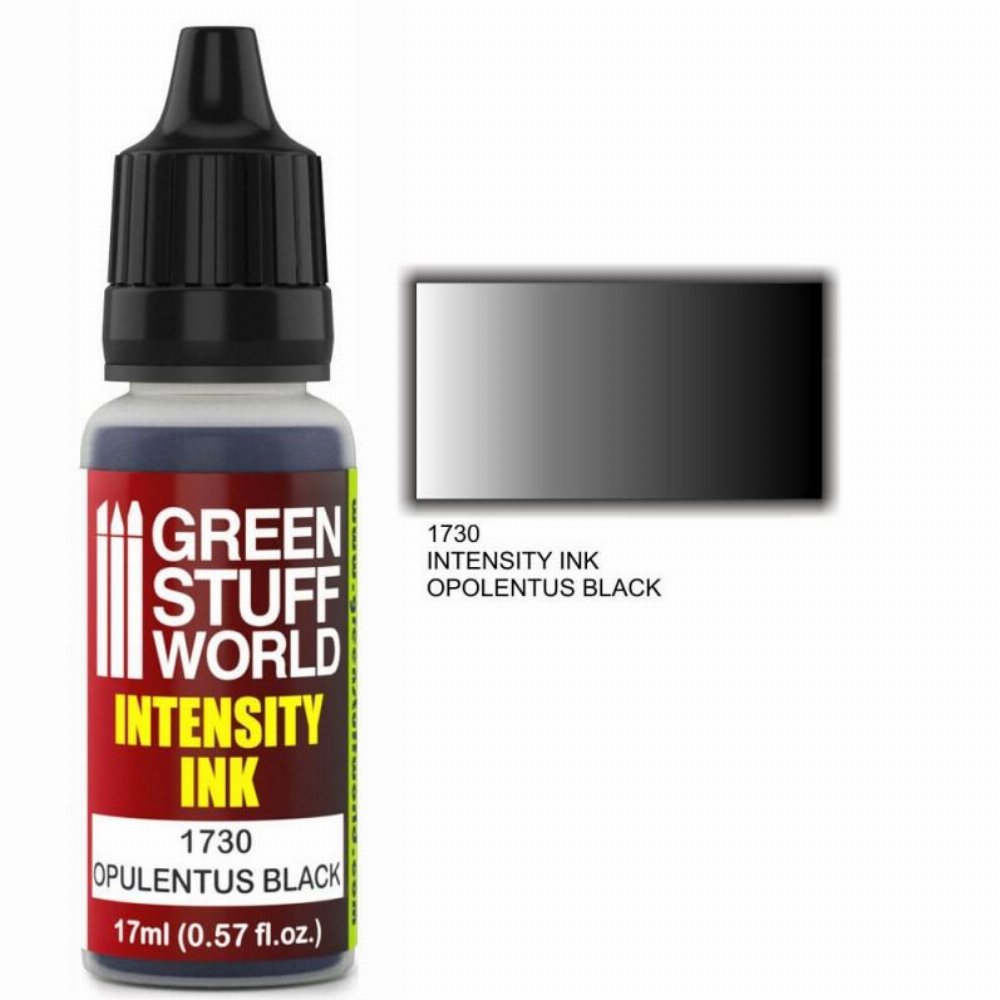 Green Stuff World Intensity Ink – Opulentus Black Χρώμα Μοντελισμού (17ml)