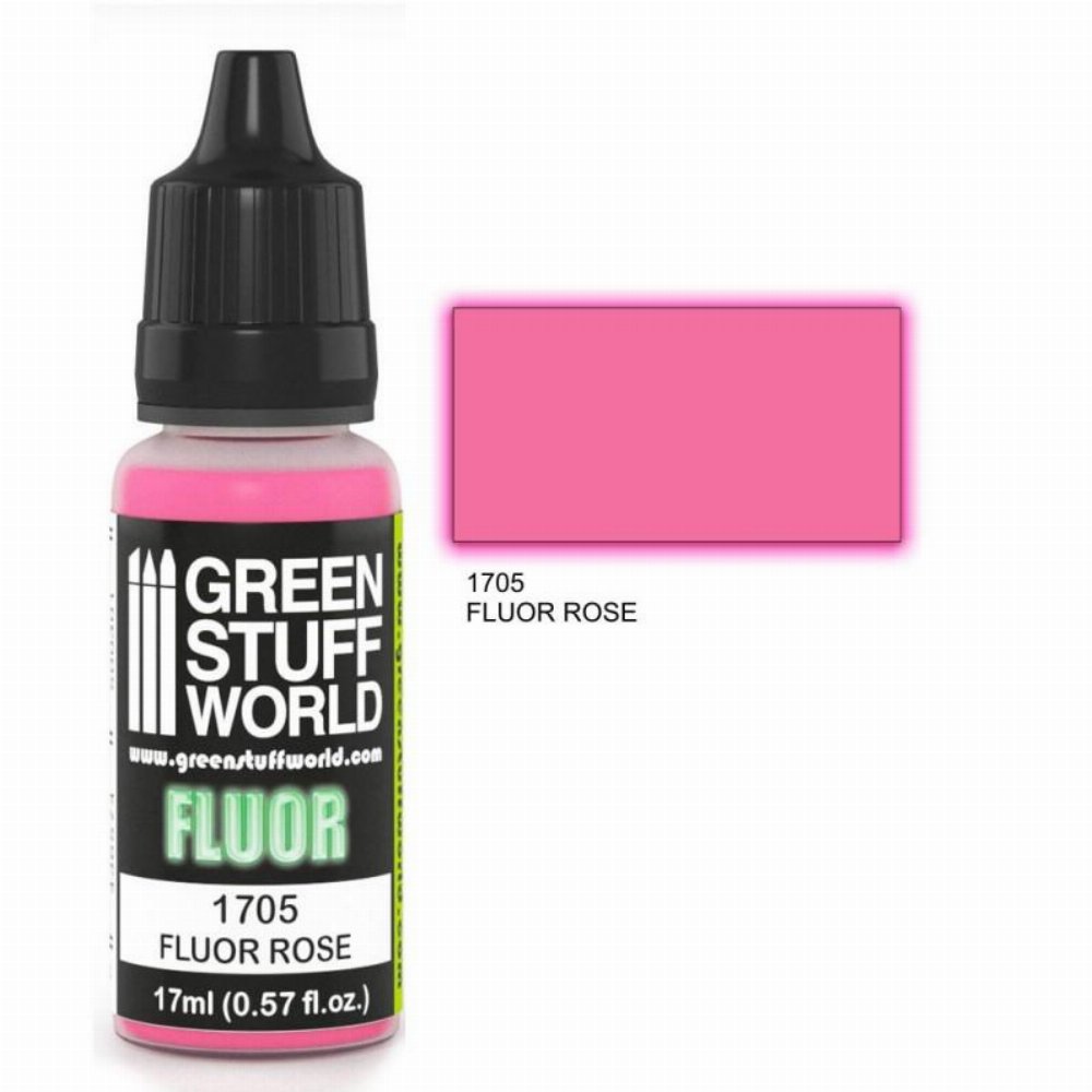 Green Stuff World Fluor Paint – Rose Χρώμα Μοντελισμού (17ml)