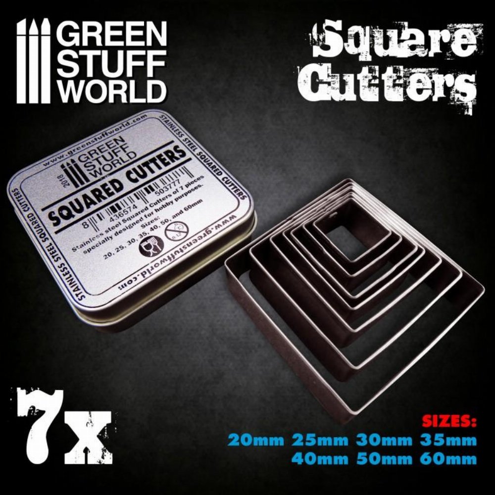Green Stuff World – Squared Cutters for Bases