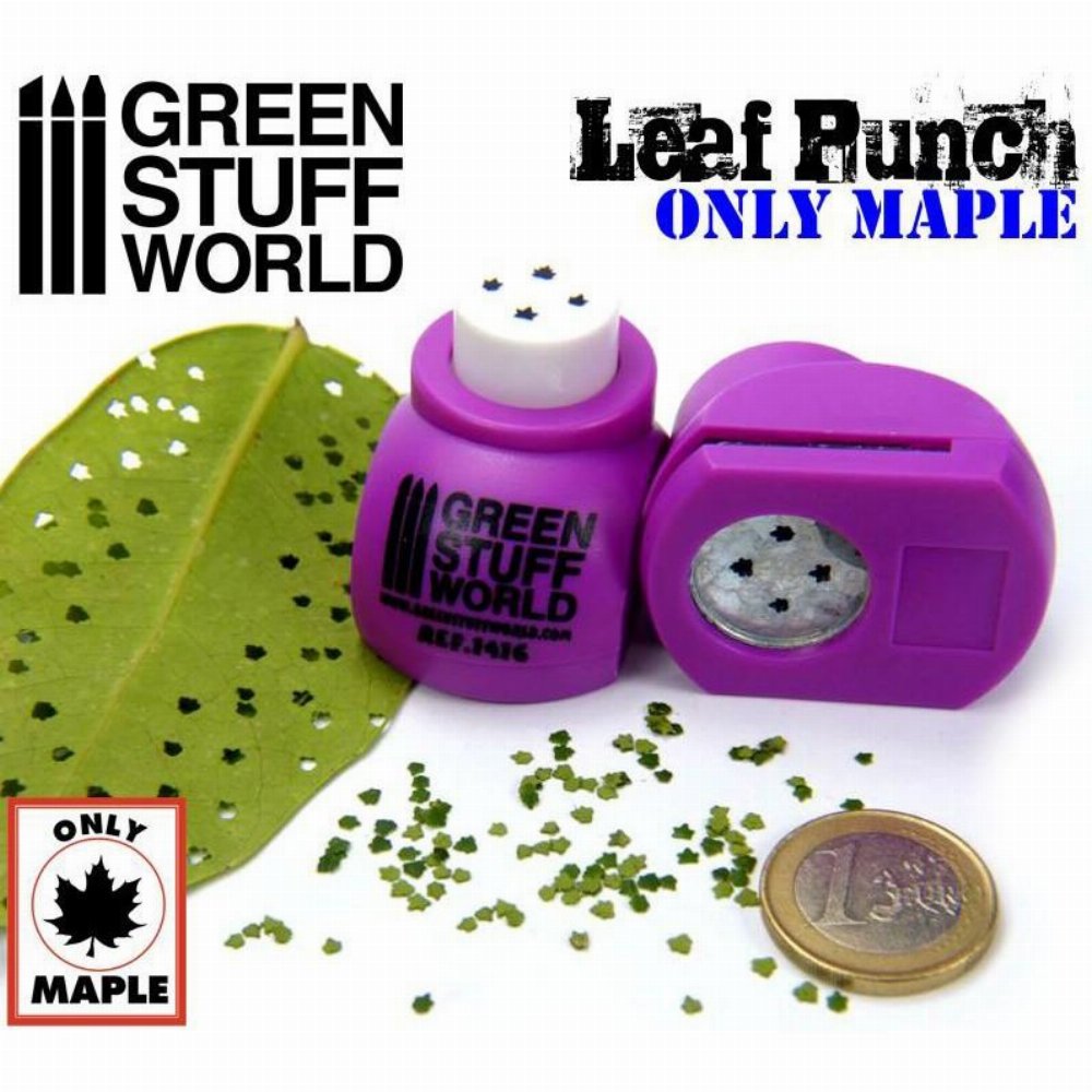 Green Stuff World – Medium Purple Miniature Leaf Punch
