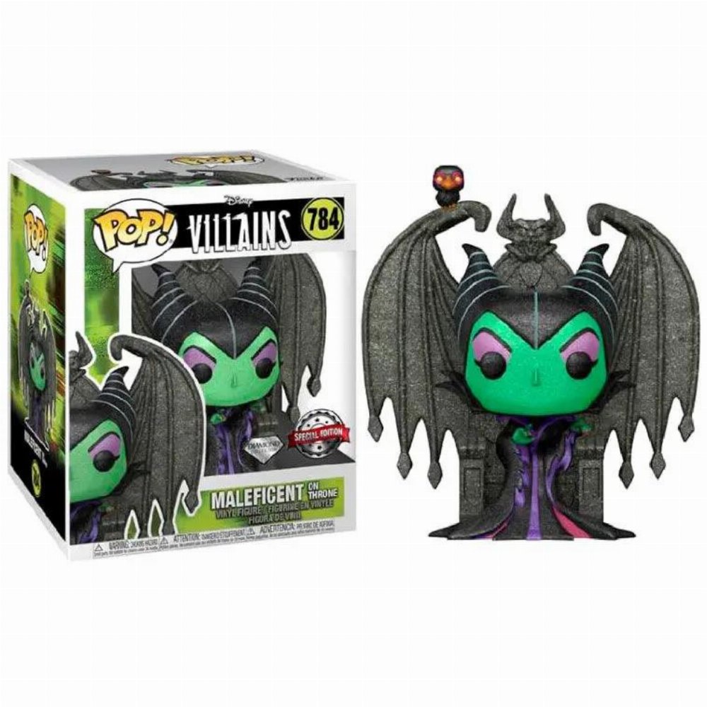 Φιγούρα Funko POP! Deluxe: Villains – Maleficent on Throne (Diamond Collection) #784 (Exclusive)