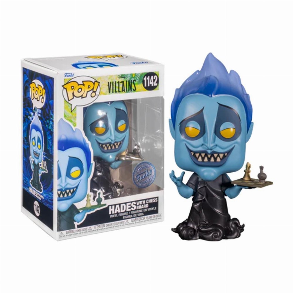 Φιγούρα Funko POP! Disney Villains – Hades with Chess Board #1142 (Exclusive)