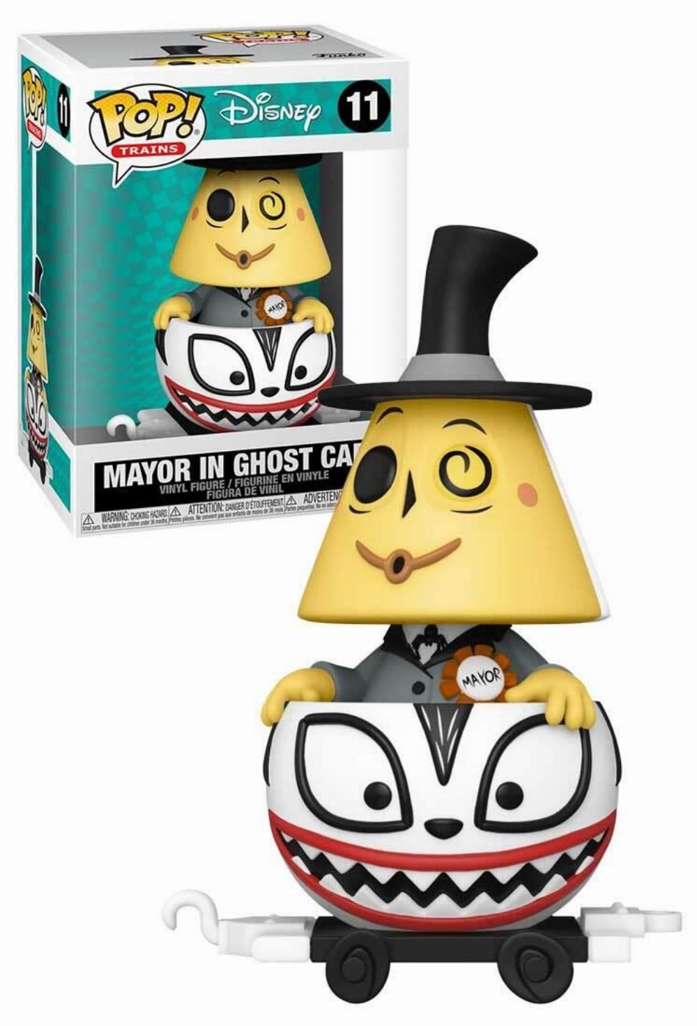 Φιγούρα Funko POP! Trains: Nightmare Before Christmas – Mayor in Ghost Cart #11