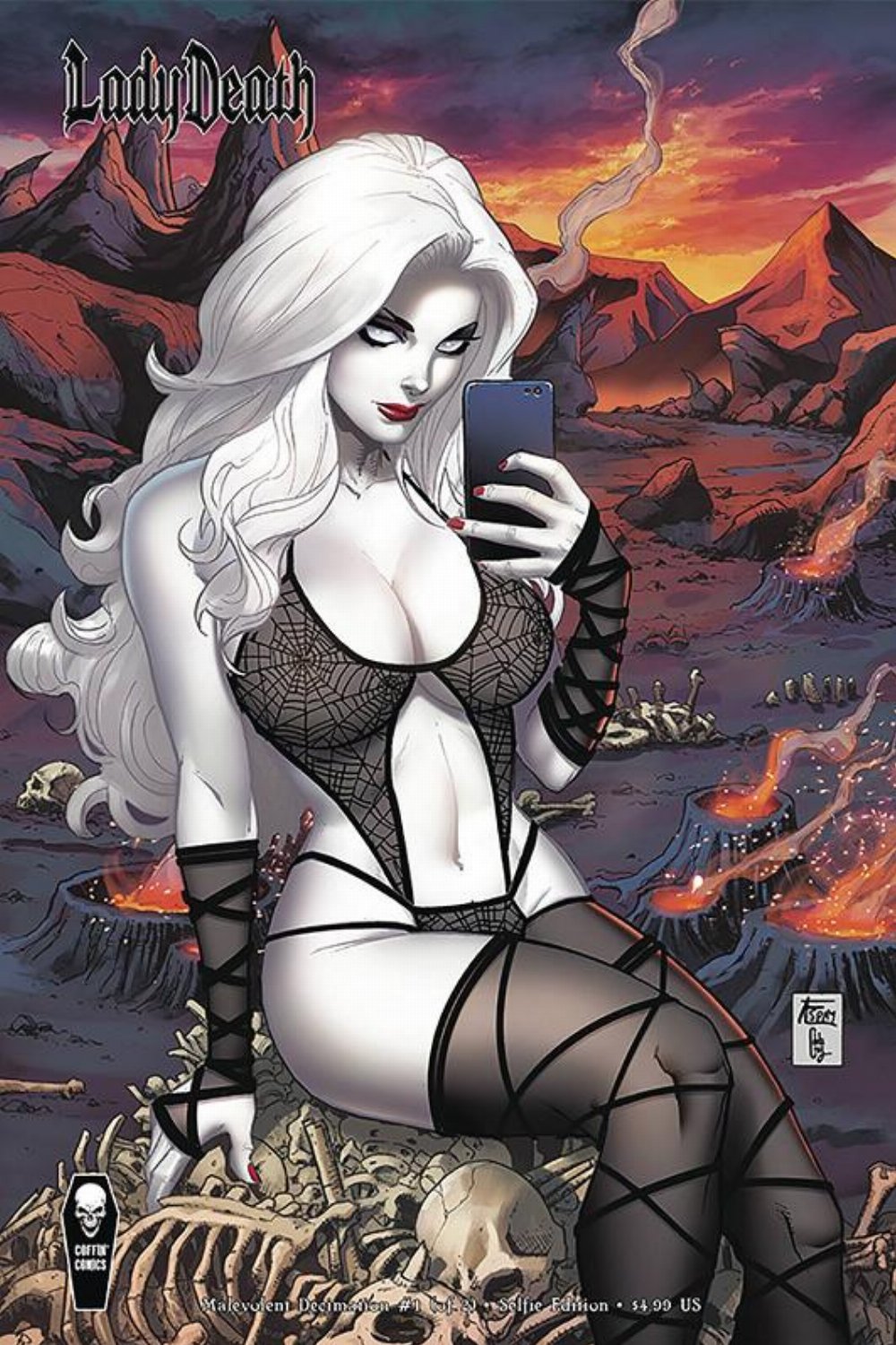 Lady Death Malevolent Decimation #1 (Of 2) Selfie Cover