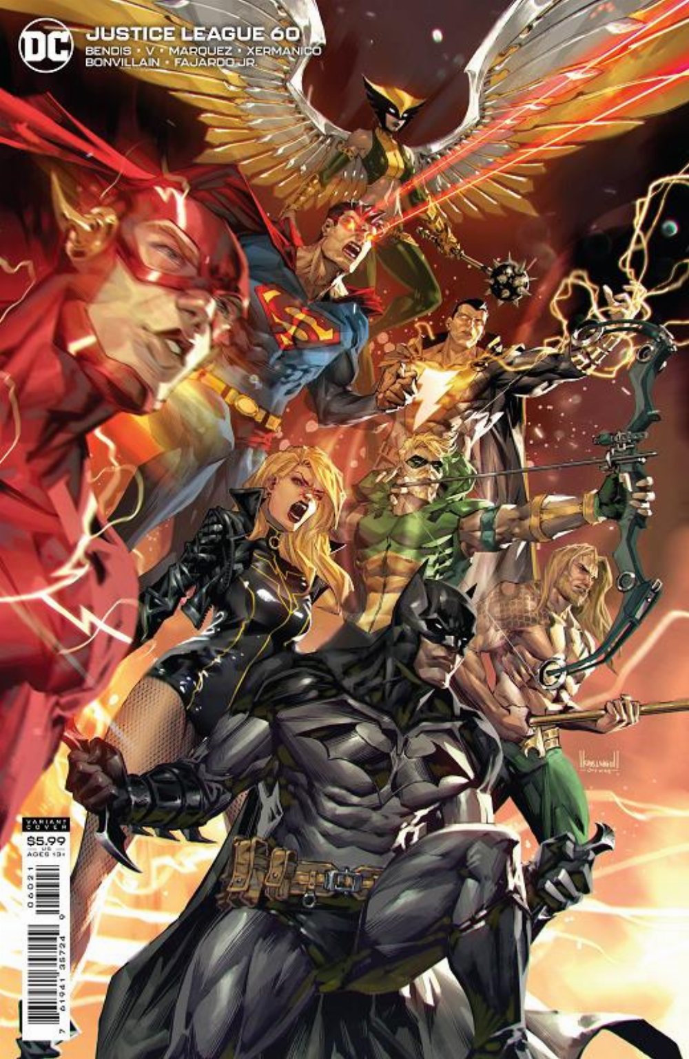 Τεύχος Κόμικ Justice League #60 NGU Card Stock Variant Cover