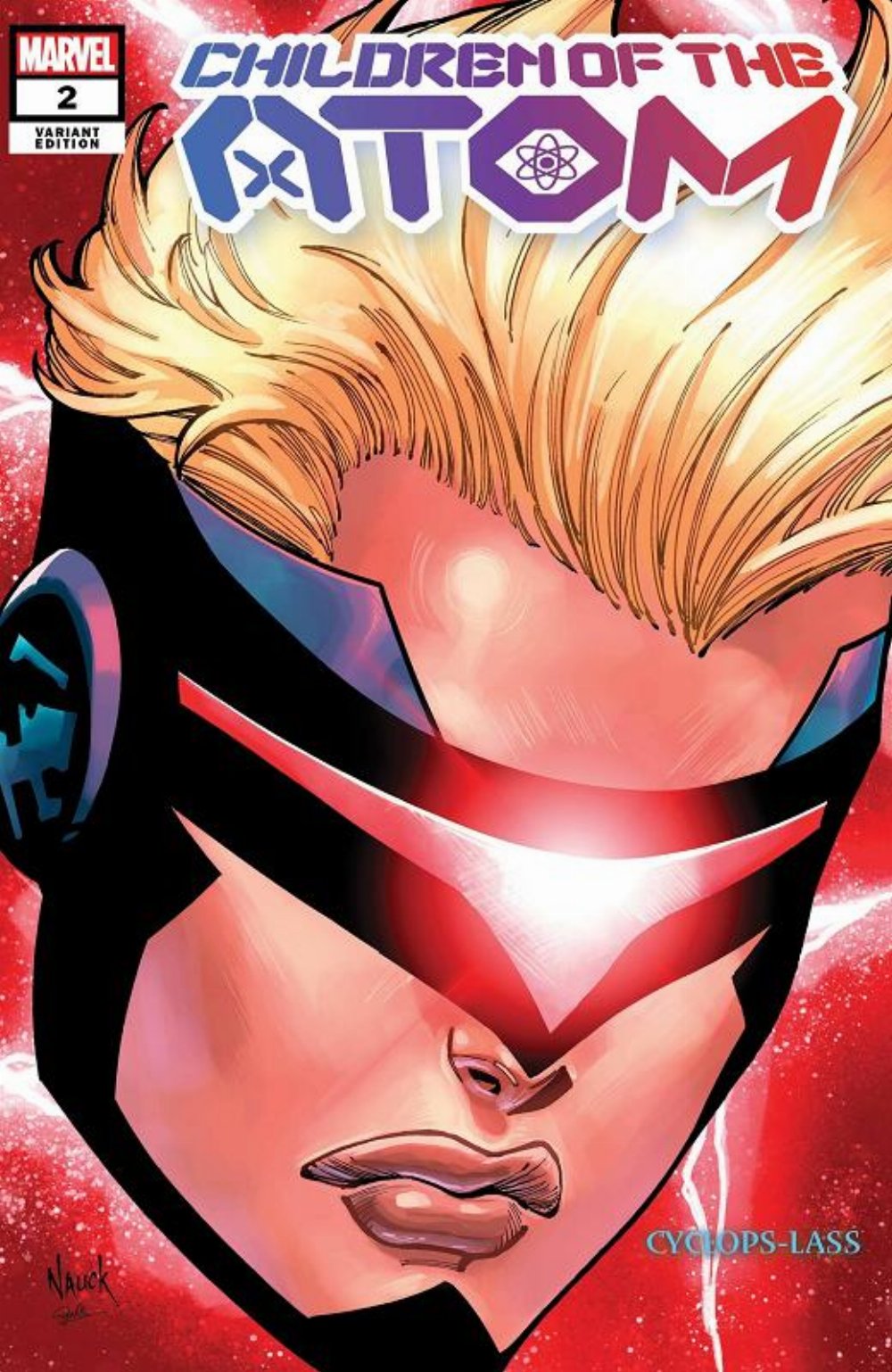 Children Of The Atom #02 Nauck Headshot Variant Cover
