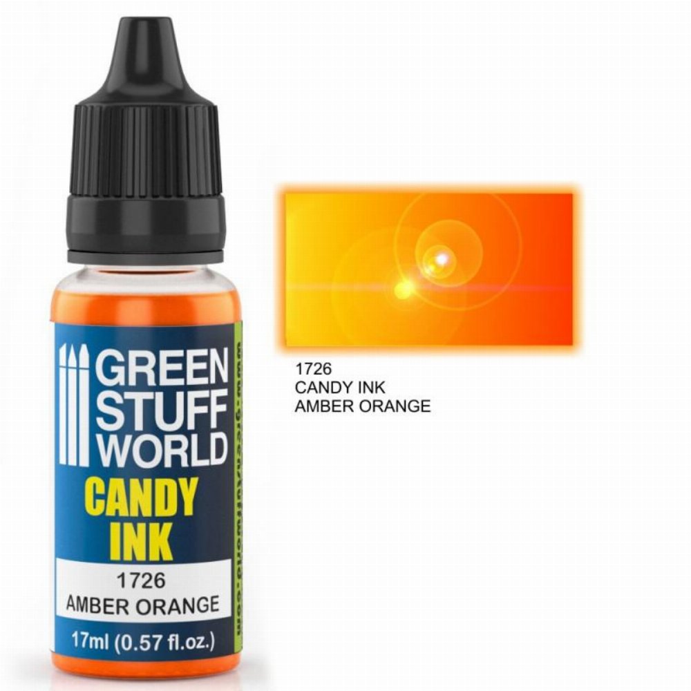 Green Stuff World Candy Ink – Amber Orange Χρώμα Μοντελισμού (17ml)