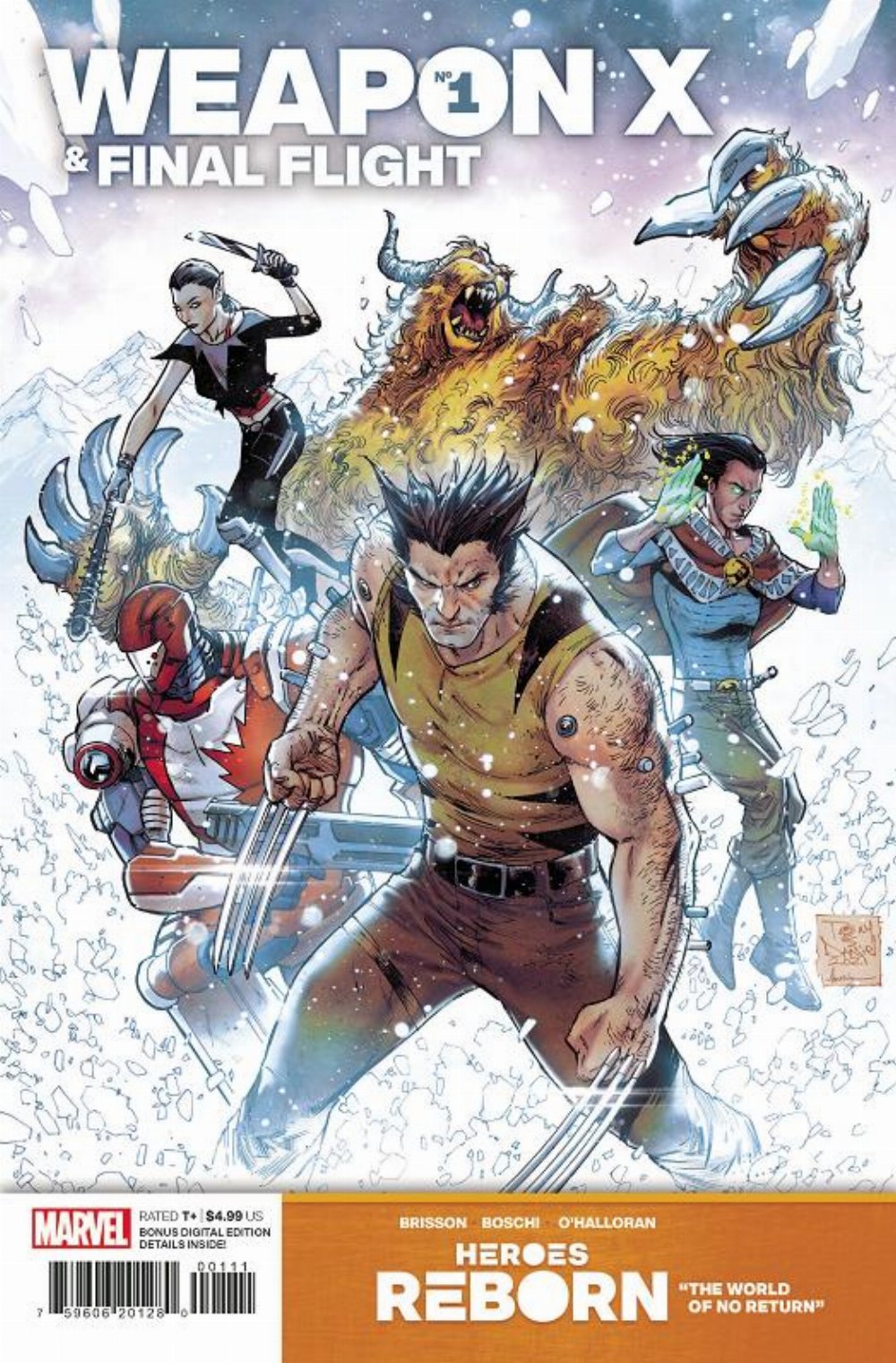 Τεύχος Κόμικ Heroes Reborn Weapon X And Final Flight #01