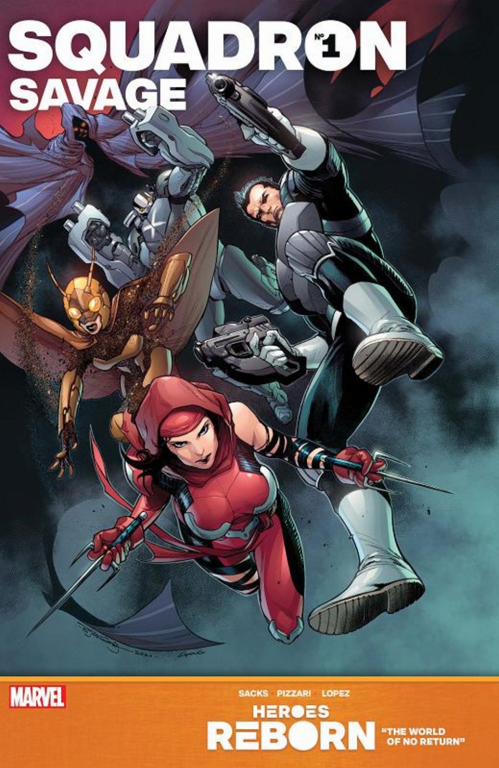 Τεύχος Κόμικ Heroes Reborn Squadron Savage #01