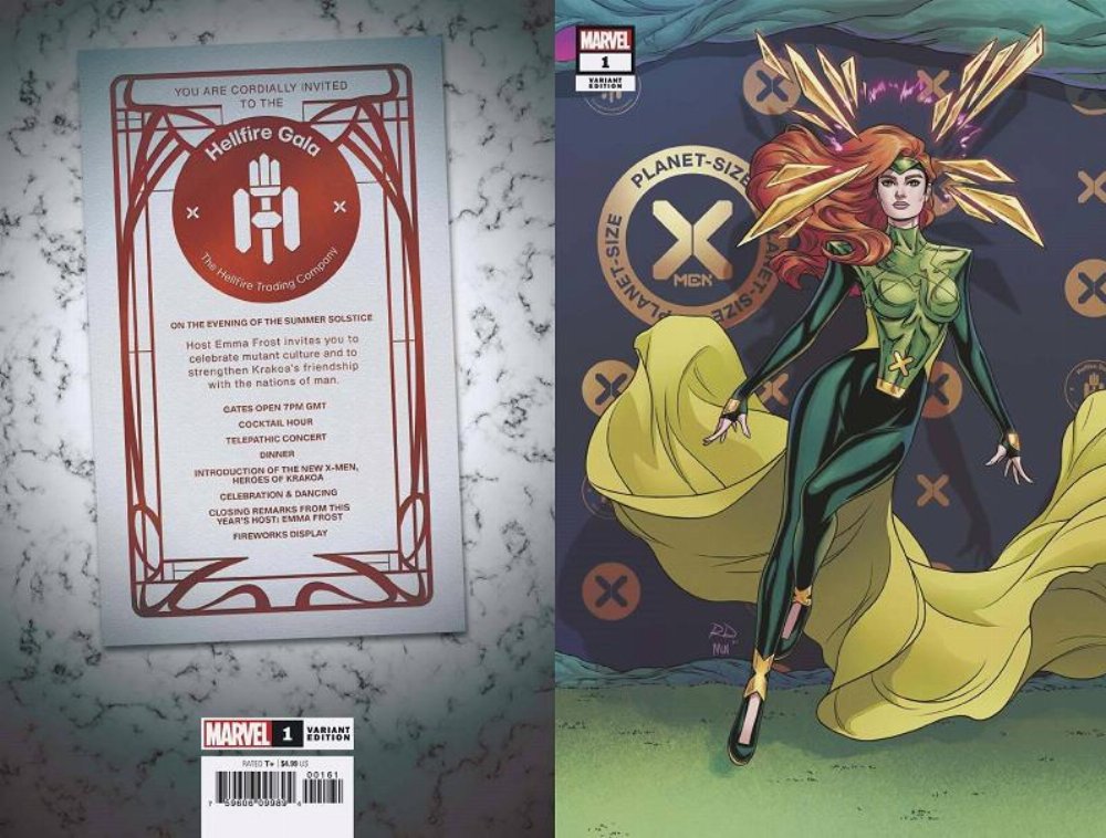 Planet-Sized X-Men #1 GALA Dauterman Connecting Vaiant Cover