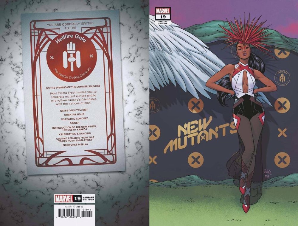 New Mutants #19 GALA Dauterman Connecting Variant Cover