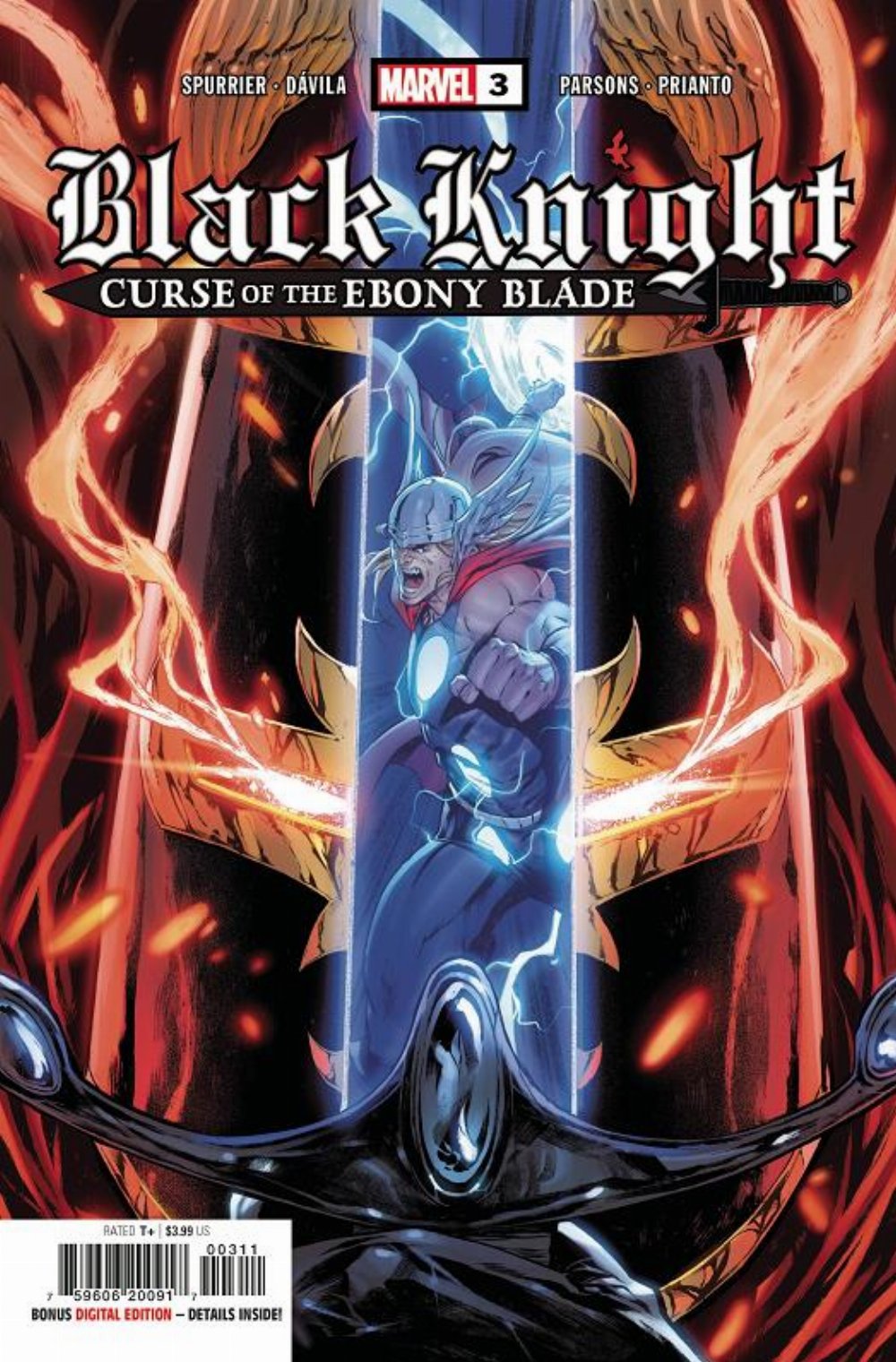 Τεύχος Κόμικ Black Knight Curse Of The Ebony Blade #3 (OF 5)