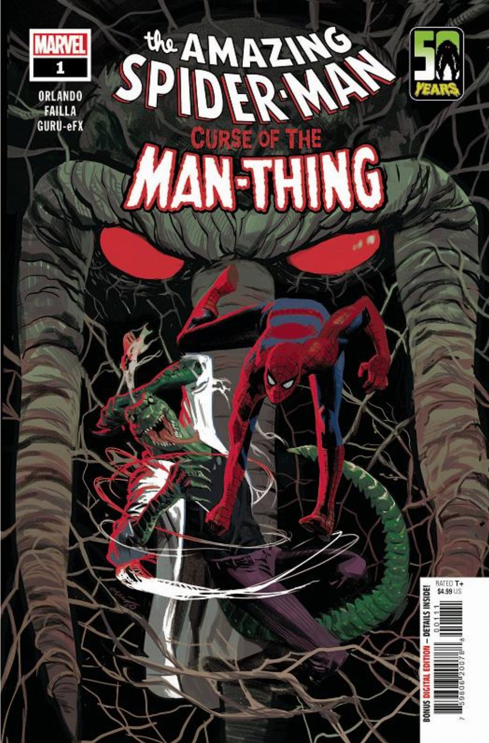 The Amazing Spider-Man Curse Of The Man-Thing #1