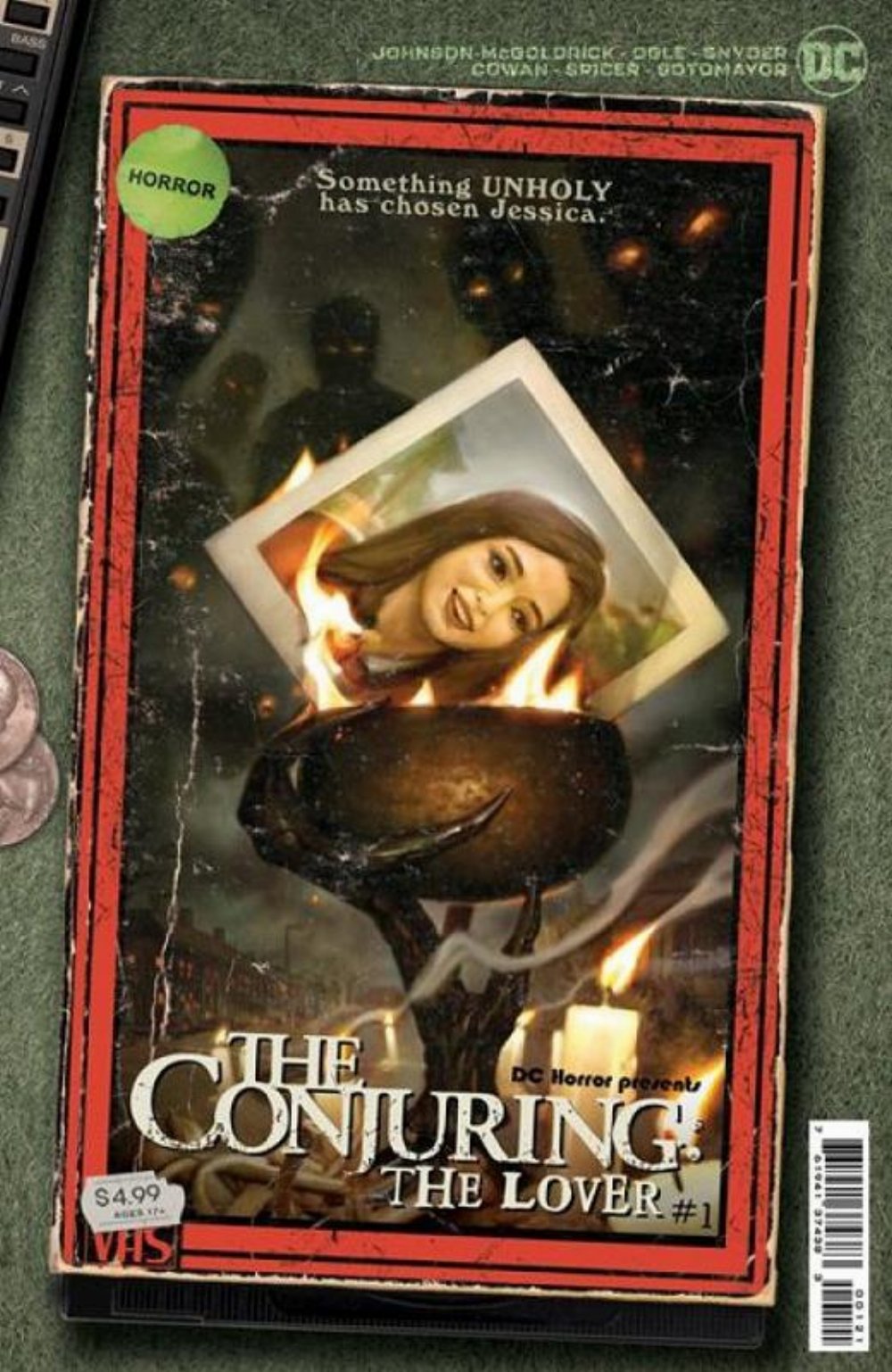 DC Horror Presents The Conjuring: The Lover #1 Card Stock Variant By Ryan Brown