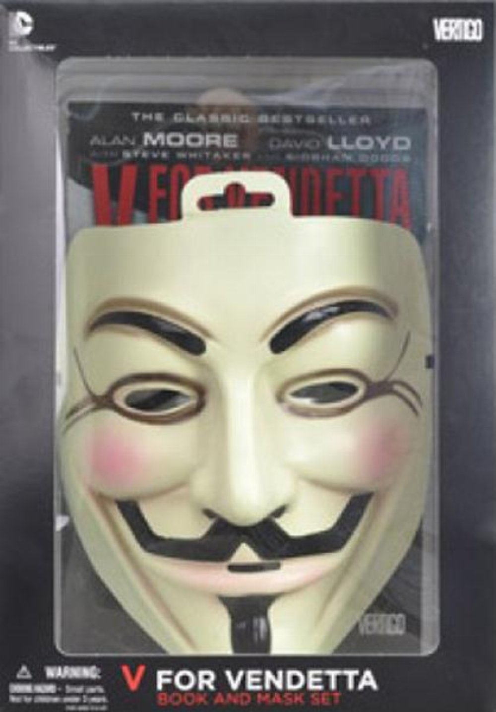 V For Vendetta Book And Mask Set