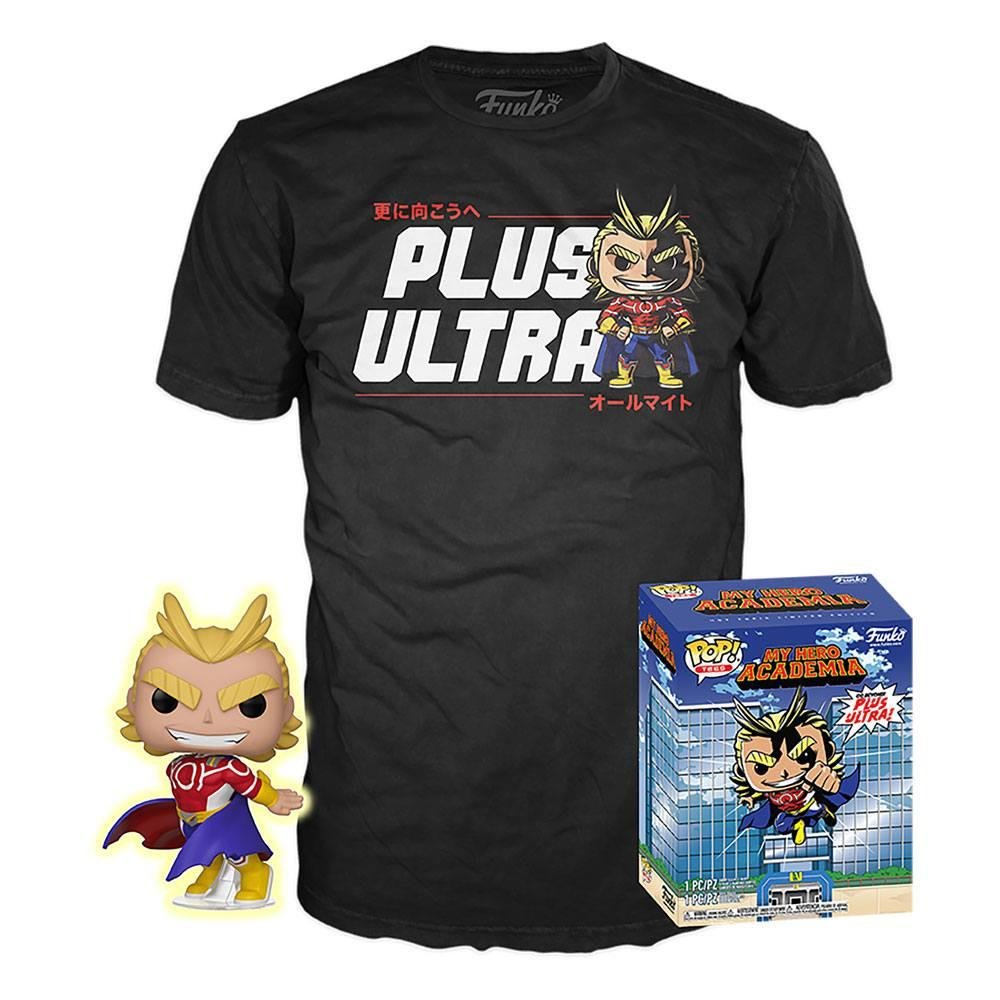 Συλλεκτικό Funko Box: My Hero Academia – Silver Age All Might (GITD) Funko POP! with T-Shirt (L)
