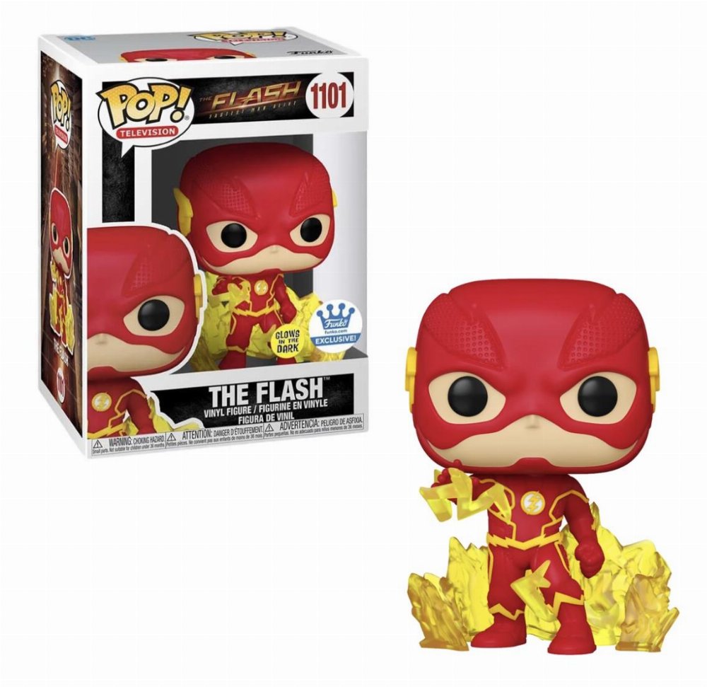 Φιγούρα Funko POP! The Flash – The Flash (GITD) #1101 (Popcultcha Exclusive)