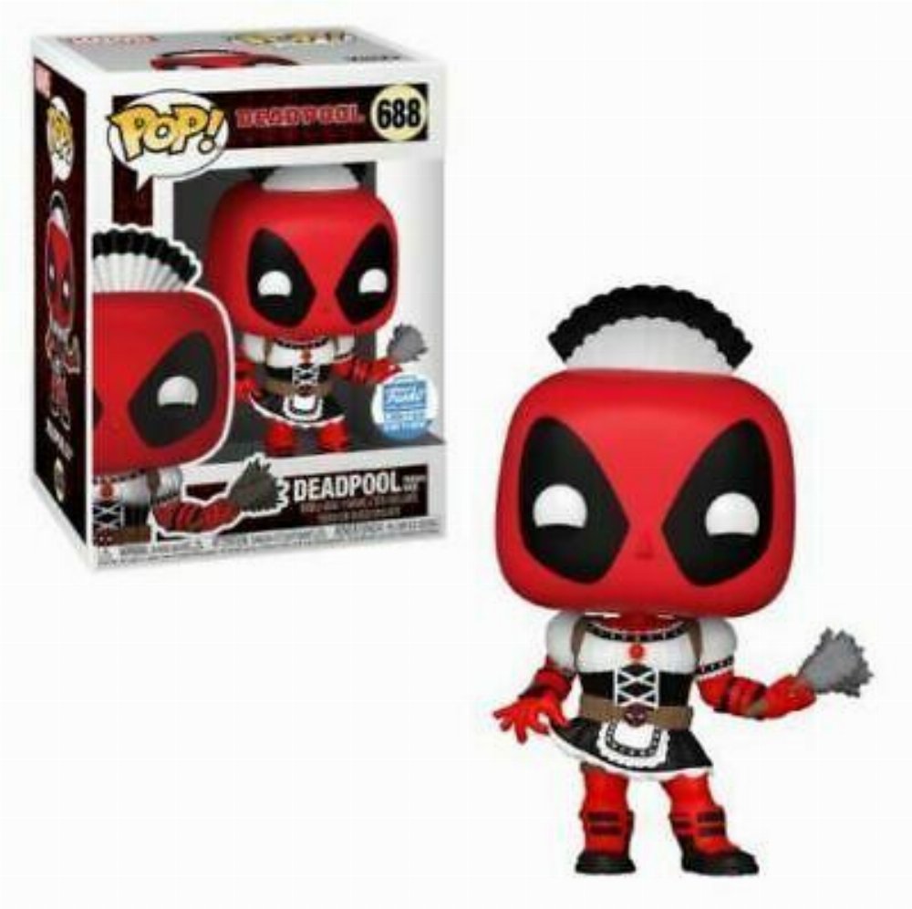 Φιγούρα Funko POP! Marvel – Deadpool (French Maid) #688 (Popcultcha Exclusive)