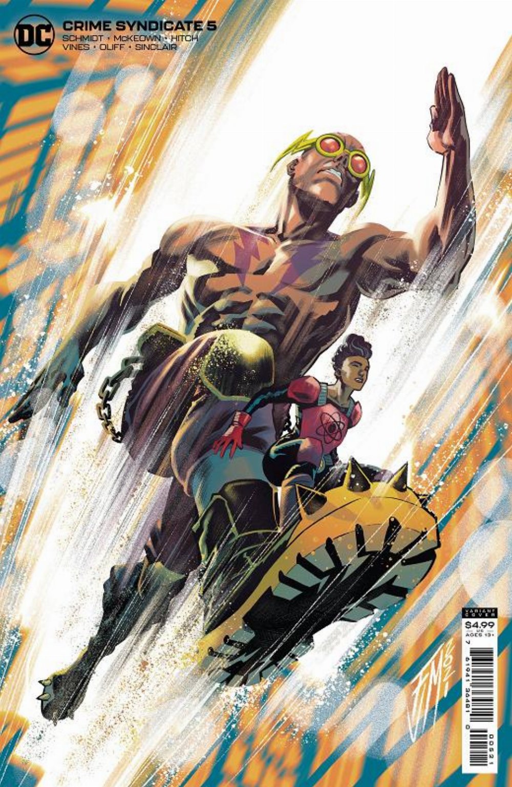 Crime Syndicate #05 Cover B Manapul Cardstock Variant Cover