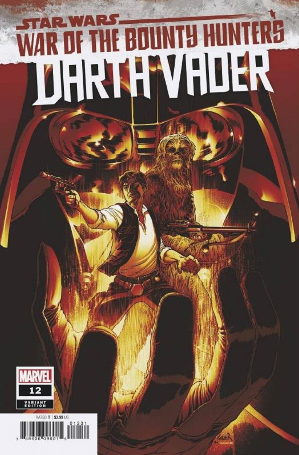 Star Wars Darth Vader #12 Kuder Crimson Variant Cover