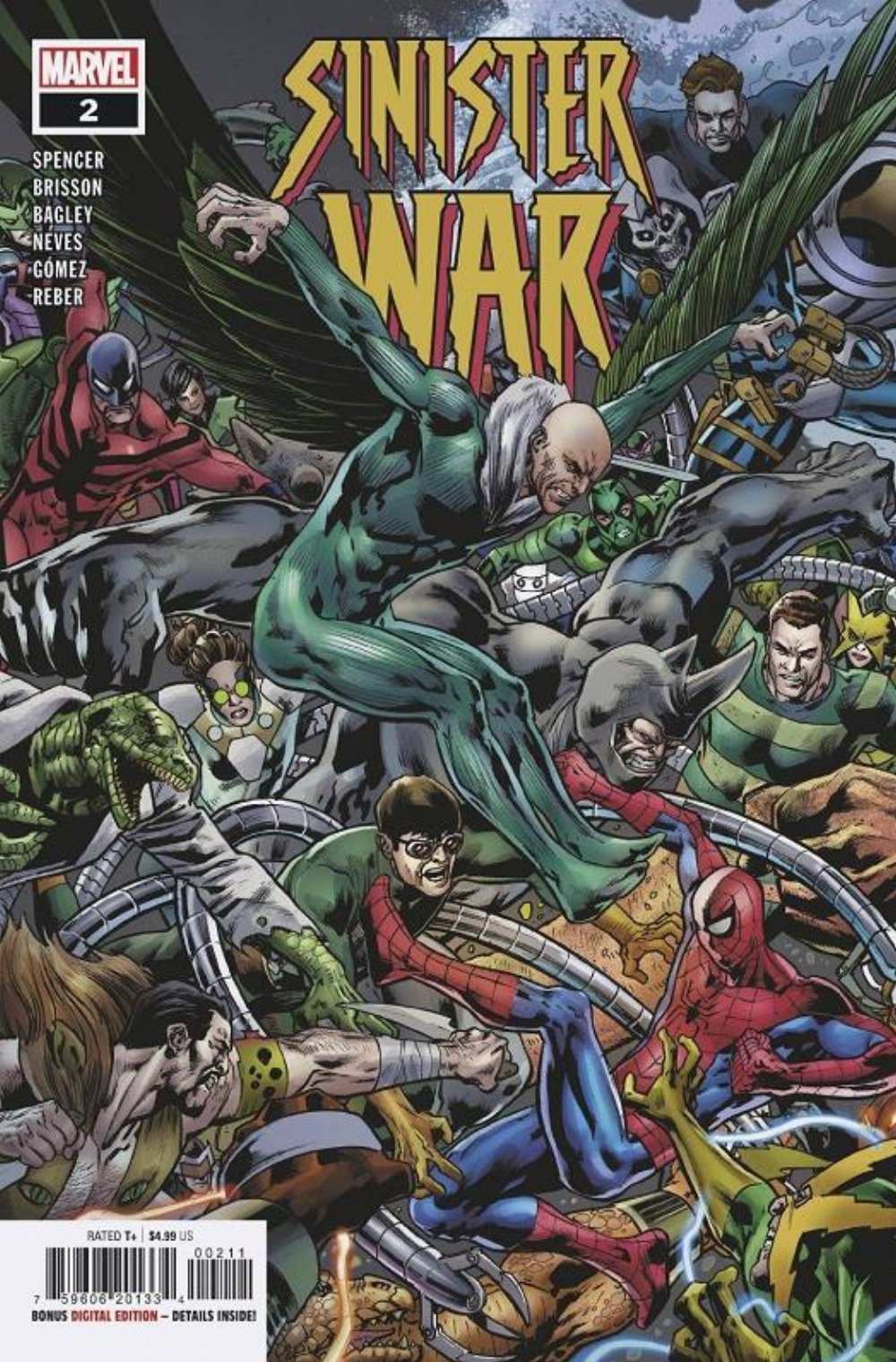 Τεύχος Κόμικ Sinister War #2 (OF 4)