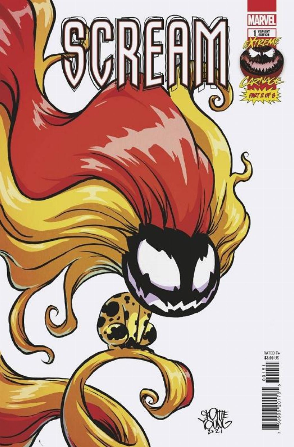 Extreme Carnage Scream #01 Young Variant Cover