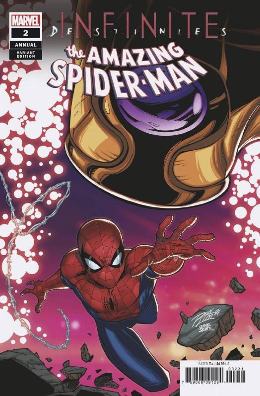The Amazing Spider-Man Annual #2 INFD Ron Lim Connecting Variant Cover