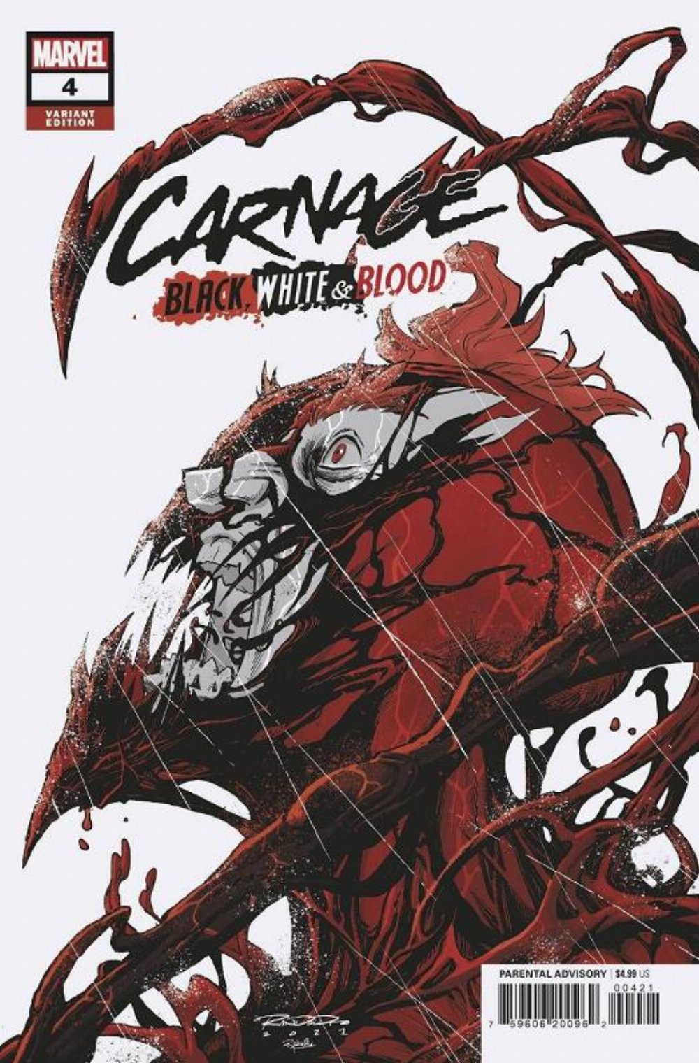 Τεύχος Κόμικ Carnage Black White And Blood #4 (OF 4) Randolph Variant Cover