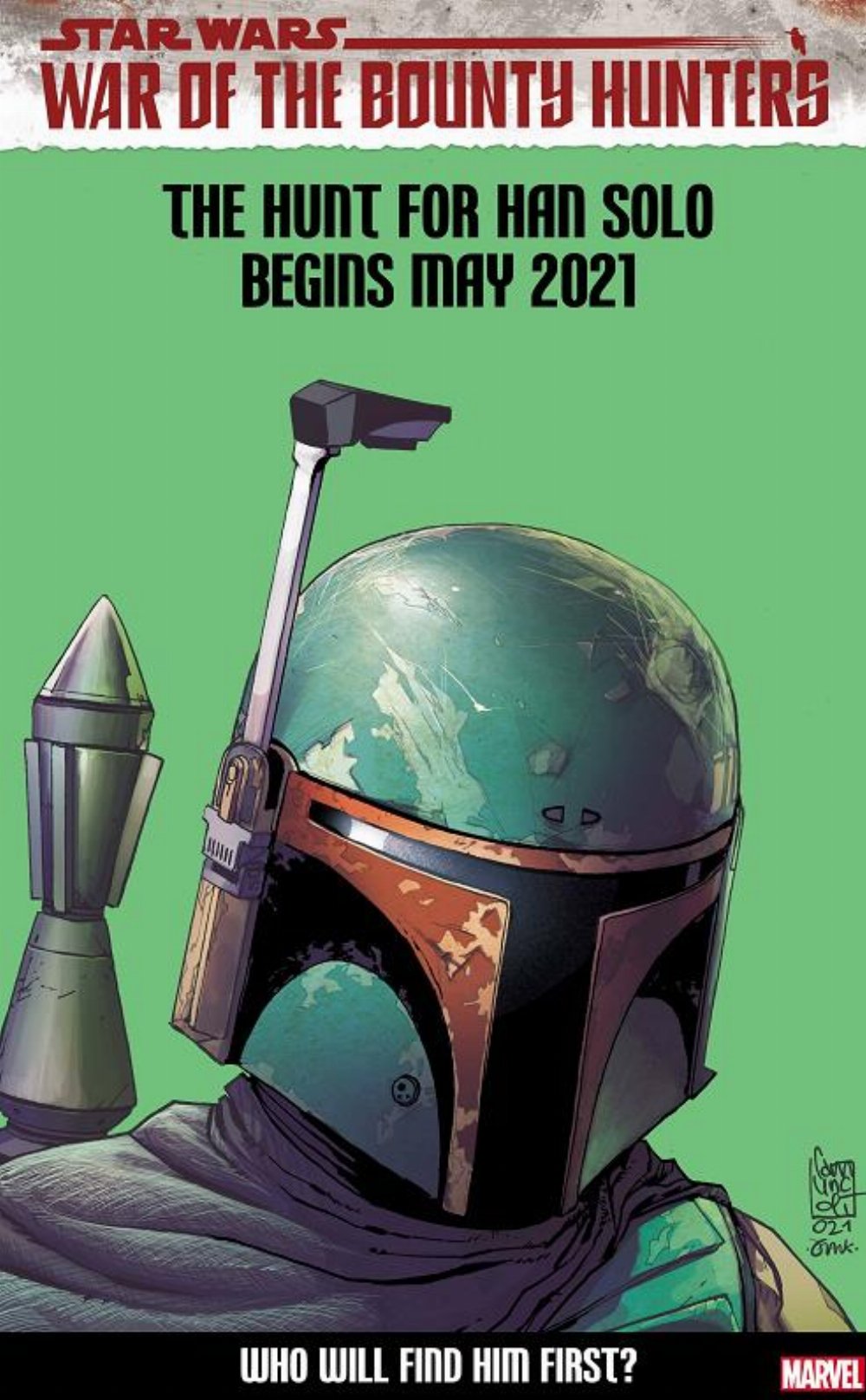 Star Wars War Of The Bounty Hunters #2 (OF 5) Camuncoli Headshot Variant Cover