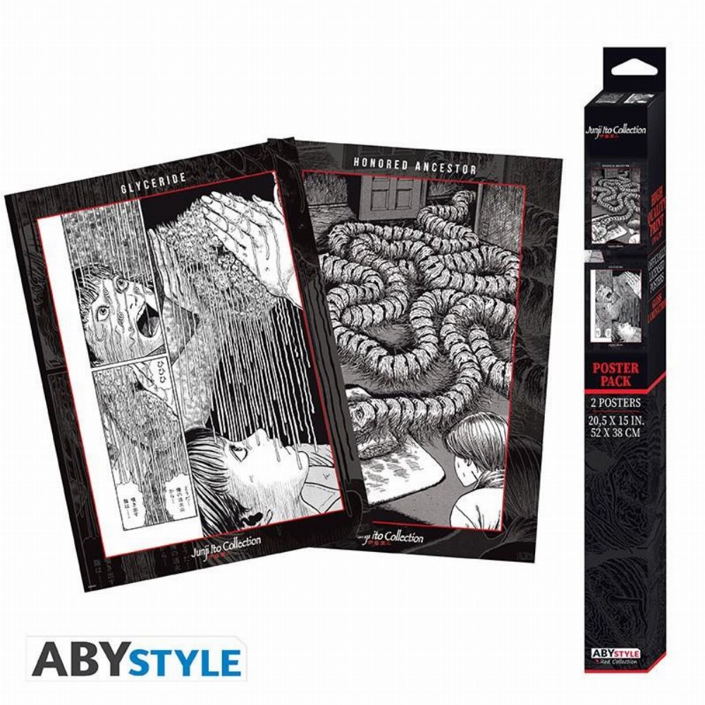 Αυθεντικές Αφίσες Junji Ito – Chibi 2-Pack Posters (52x38cm)