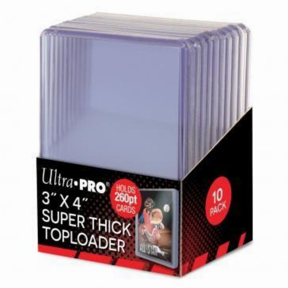 Ultra Pro – Super Thick Toploader 260pt. 3″ x 4″ (10 ct.)
