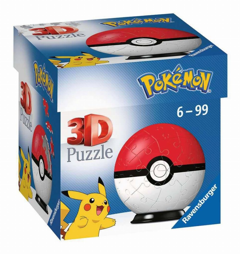 Παζλ 3D 54 κομμάτια – Pokemon: Pokeball
