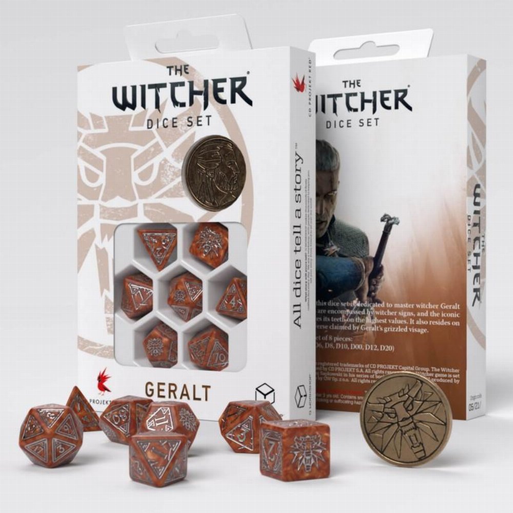 Σετ Ζάρια – The Witcher Dice Set – Geralt (The Monster Slayer)