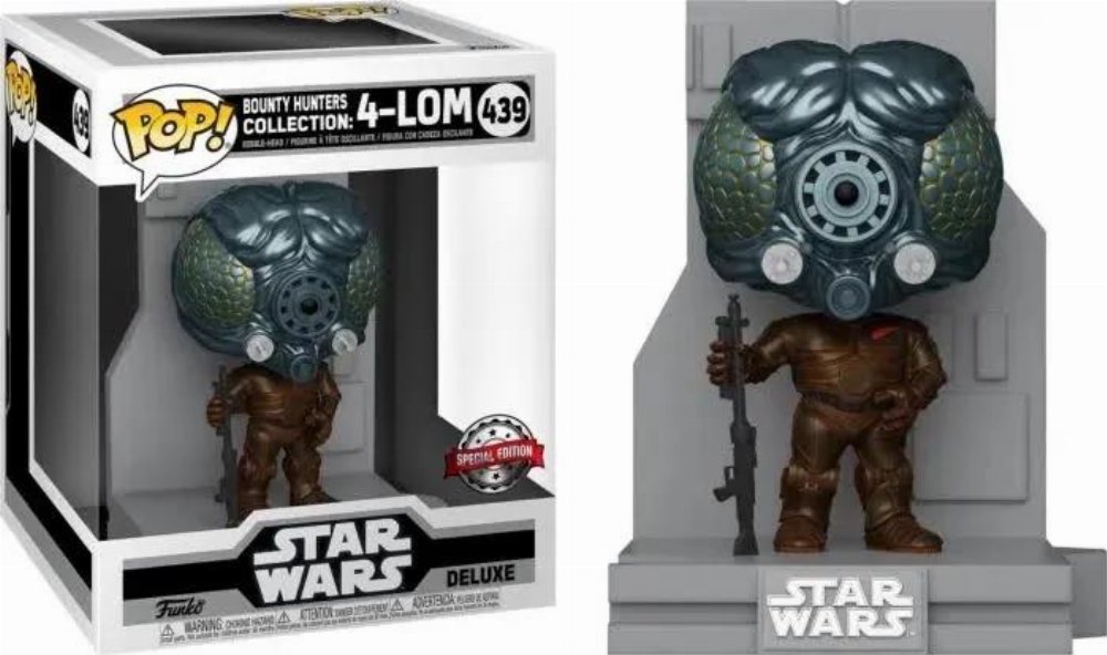 Φιγούρα Funko POP! Star Wars: Bounty Hunters Collection – 4-Lom #439 (Exclusive)