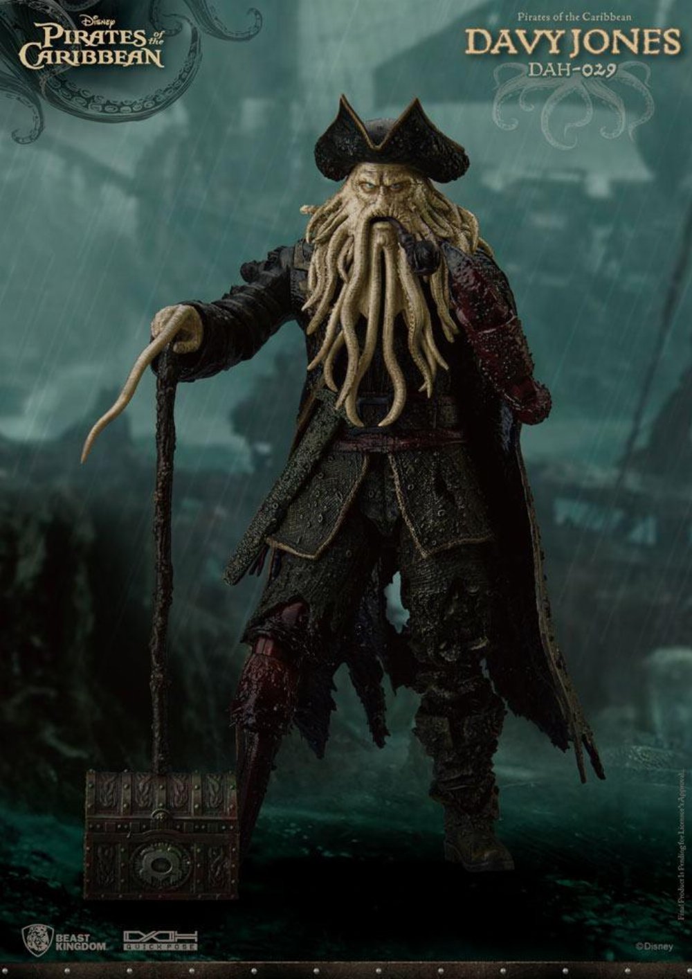 Pirates of the Caribbean – Davy Jones Φιγούρα Δράσης (20cm)