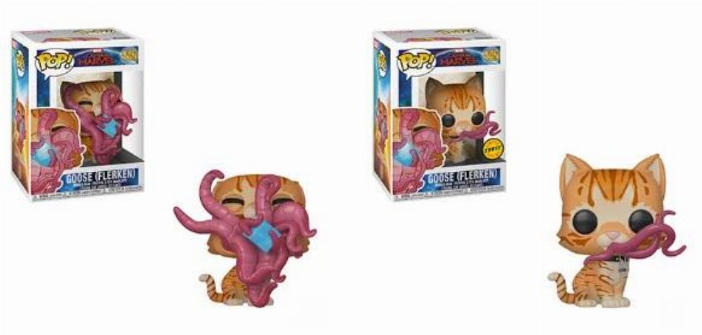 Φιγούρα Funko POP! Bundle of 2: Captain Marvel – Goose (Flerken) & Chase #445s