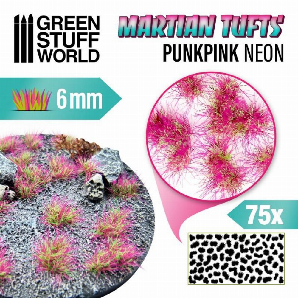 Green Stuff World – Martian Fluor Tufts (Punkpink Neon)