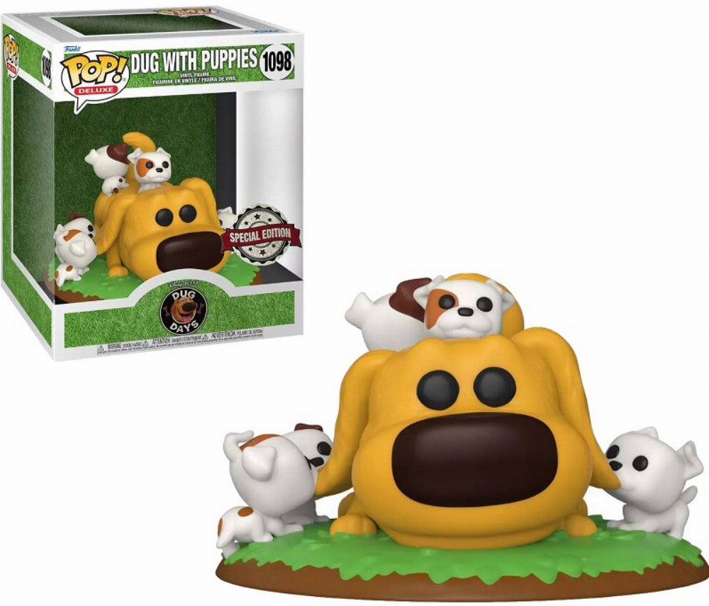Φιγούρα Funko POP! Deluxe Disney: Dug Days – Dug with Puppies #1098 (Exclusive)