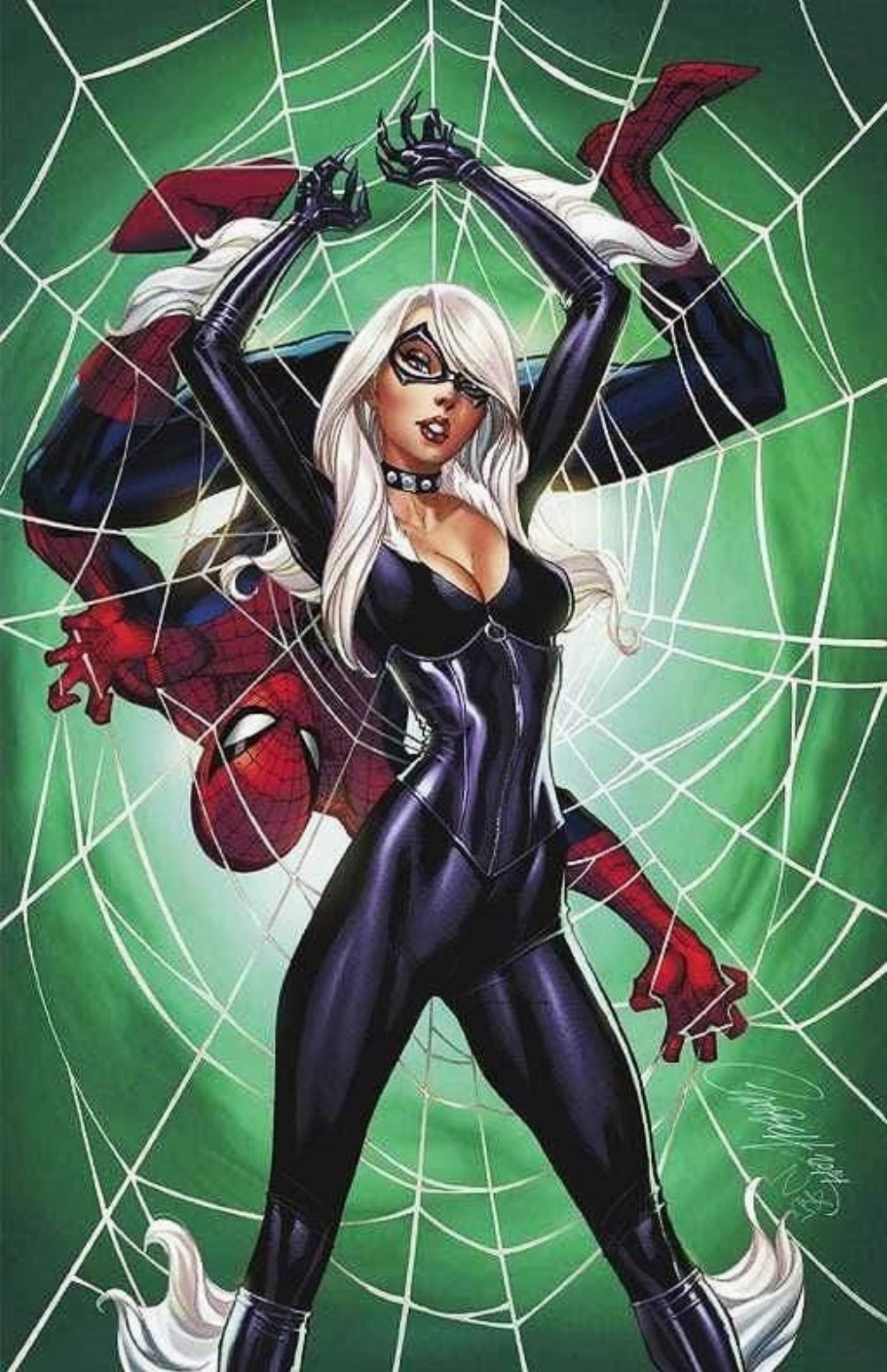 The Amazing Spider-Man #10 JSC Black Cat Variant Cover